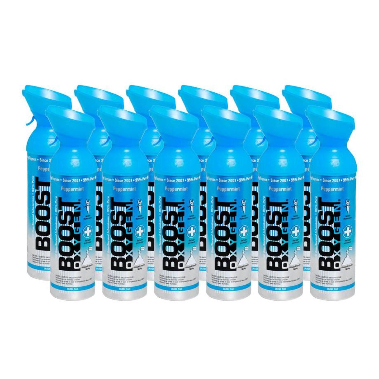 Boost Oxygen Peppermint - Large 10L - 12 Pack