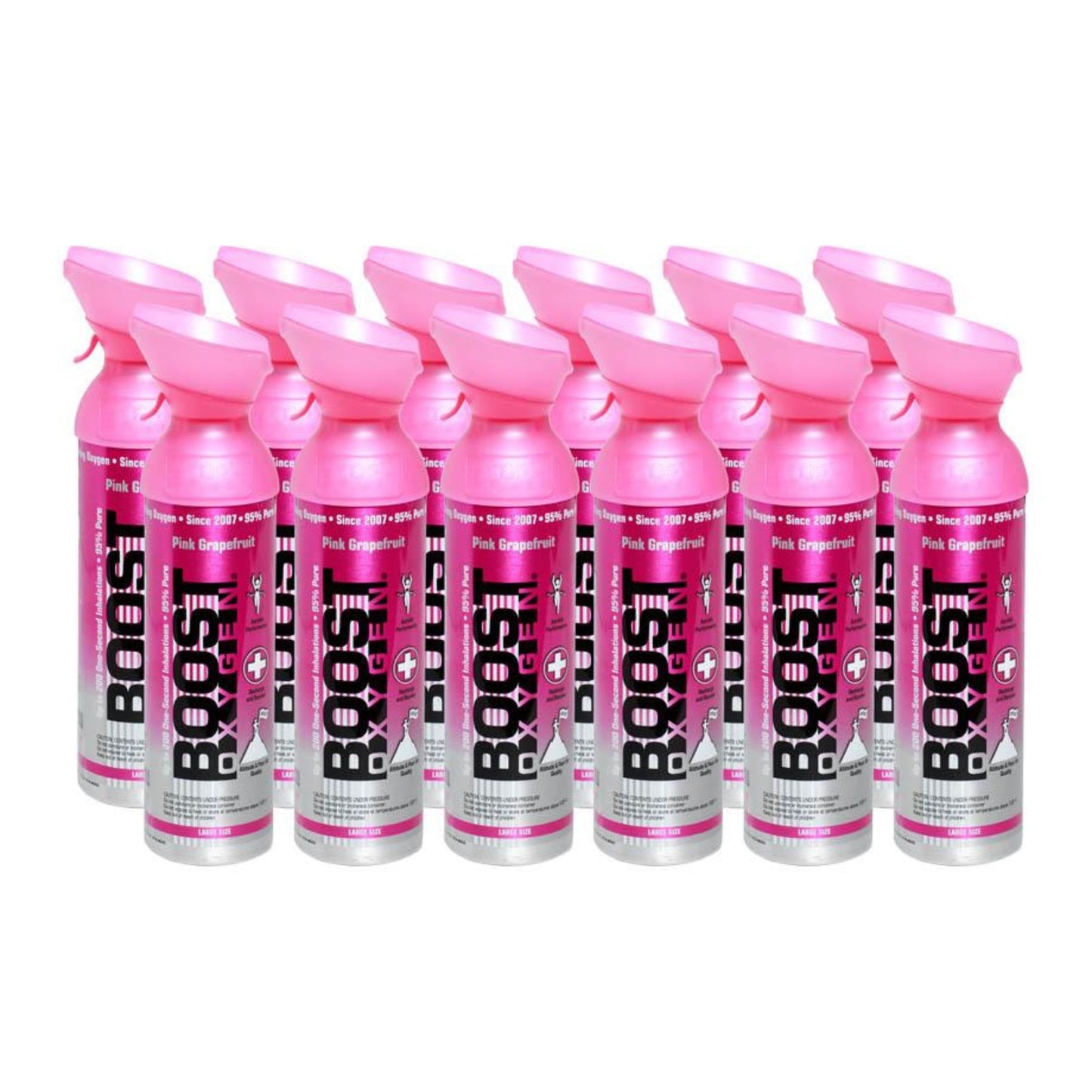 Boost Oxygen Pink Grapefruit - Large 10L - 12 Pack