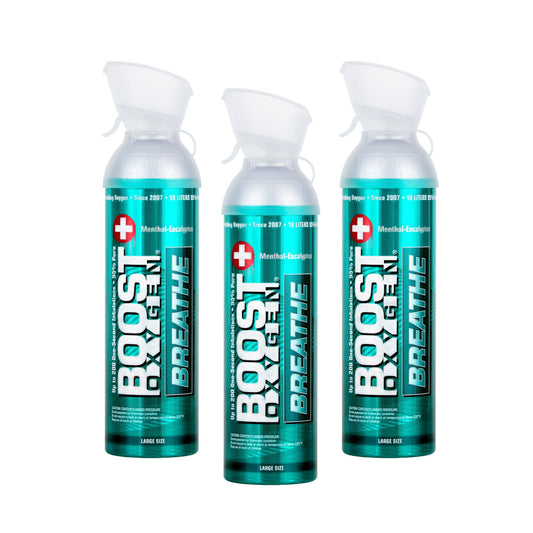 Boost Oxygen Menthol-Eucalyptus - Large 10L - 3 Pack