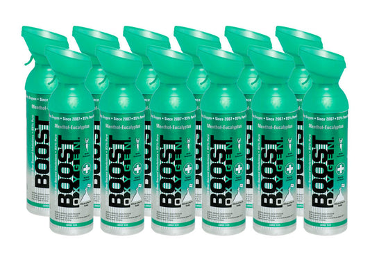 Boost Oxygen Menthol-Eucalyptus - Large 10L - 12 Pack