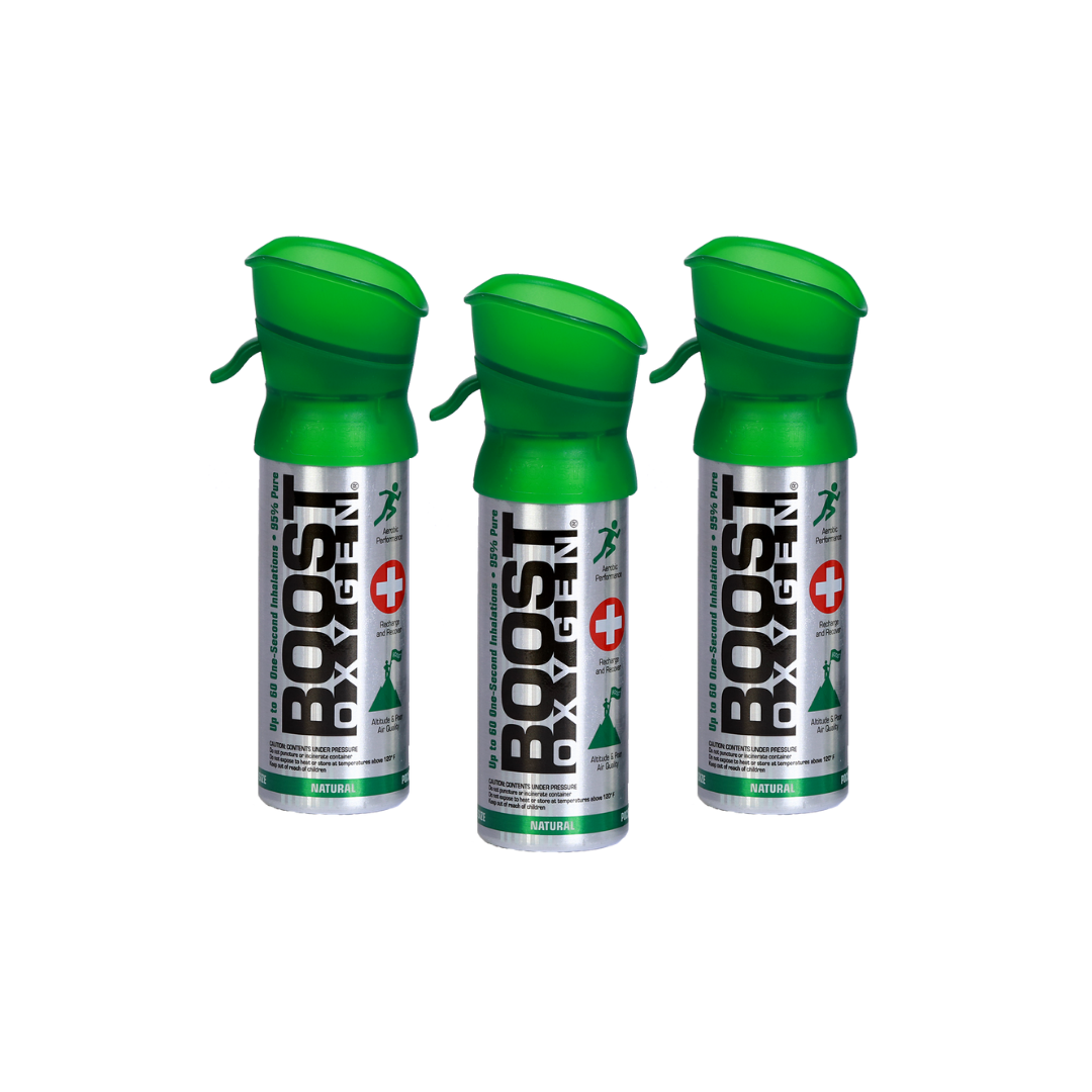 Boost Oxygen Natural - Pocket Size 3L - 3 Pack
