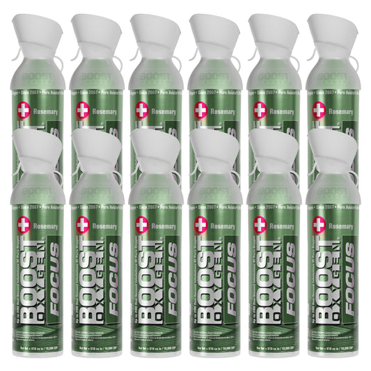 Boost Oxygen FOCUS | Rosemary - Large 10L - 12 Pack