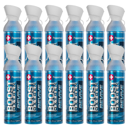 Boost Oxygen REVIVE | Peppermint - Large 10L - 12 Pack