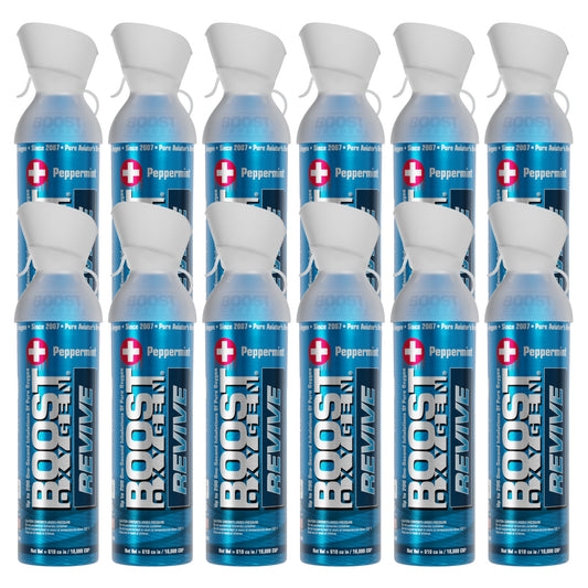Boost Oxygen REVIVE | Peppermint - Large 10L - 12 Pack