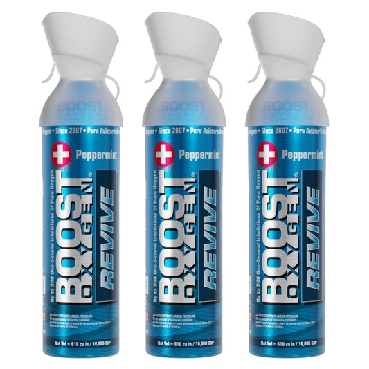 Boost Oxygen REVIVE Peppermint - Large 10L - 3 Pack