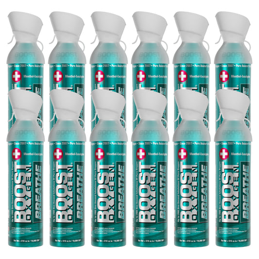 Boost Oxygen BREATHE | Menthol-Eucalyptus - Large 10L - 12 Pack