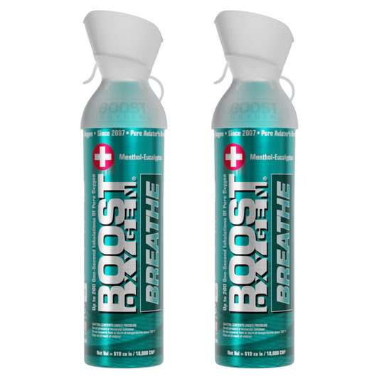 Boost Oxygen BREATHE | Menthol-Eucalyptus - Large 10L - 2 Pack