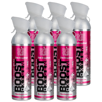 Boost Oxygen Pink Grapefruit - Large 10L - 6 Pack