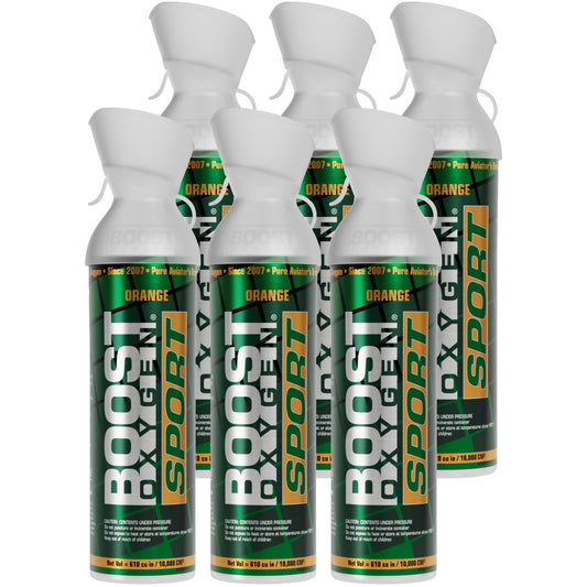 Boost Oxygen SPORT | Orange - Large 10L - 6 Pack