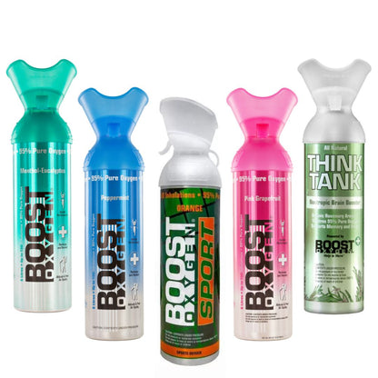 Boost Oxygen Mixed Flavours - Large 10L - 5 Pack