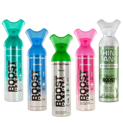 Boost Oxygen Mixed Flavours 200 Breath (Large Size) - 5 Pack
