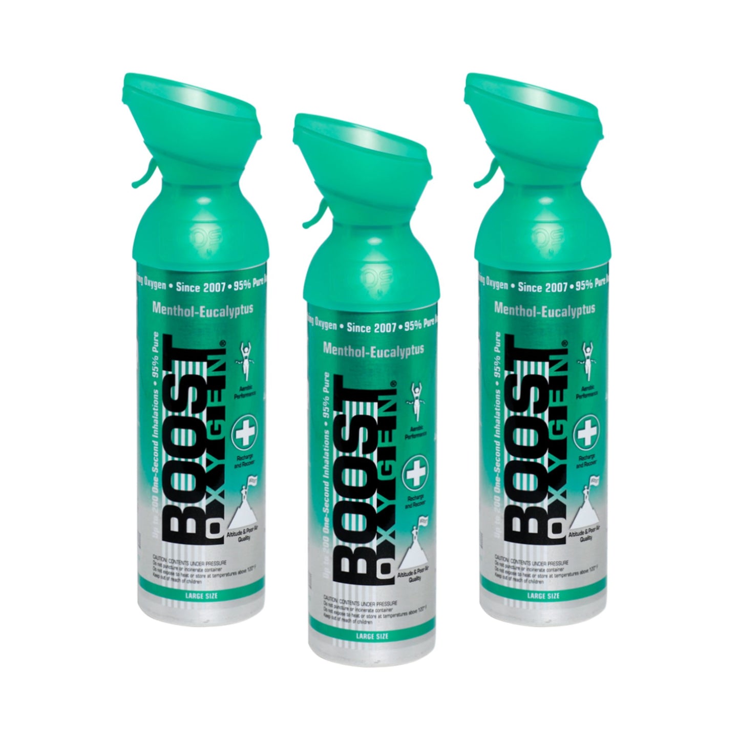 Boost Oxygen Menthol-Eucalyptus - Large 10L - 3 Pack