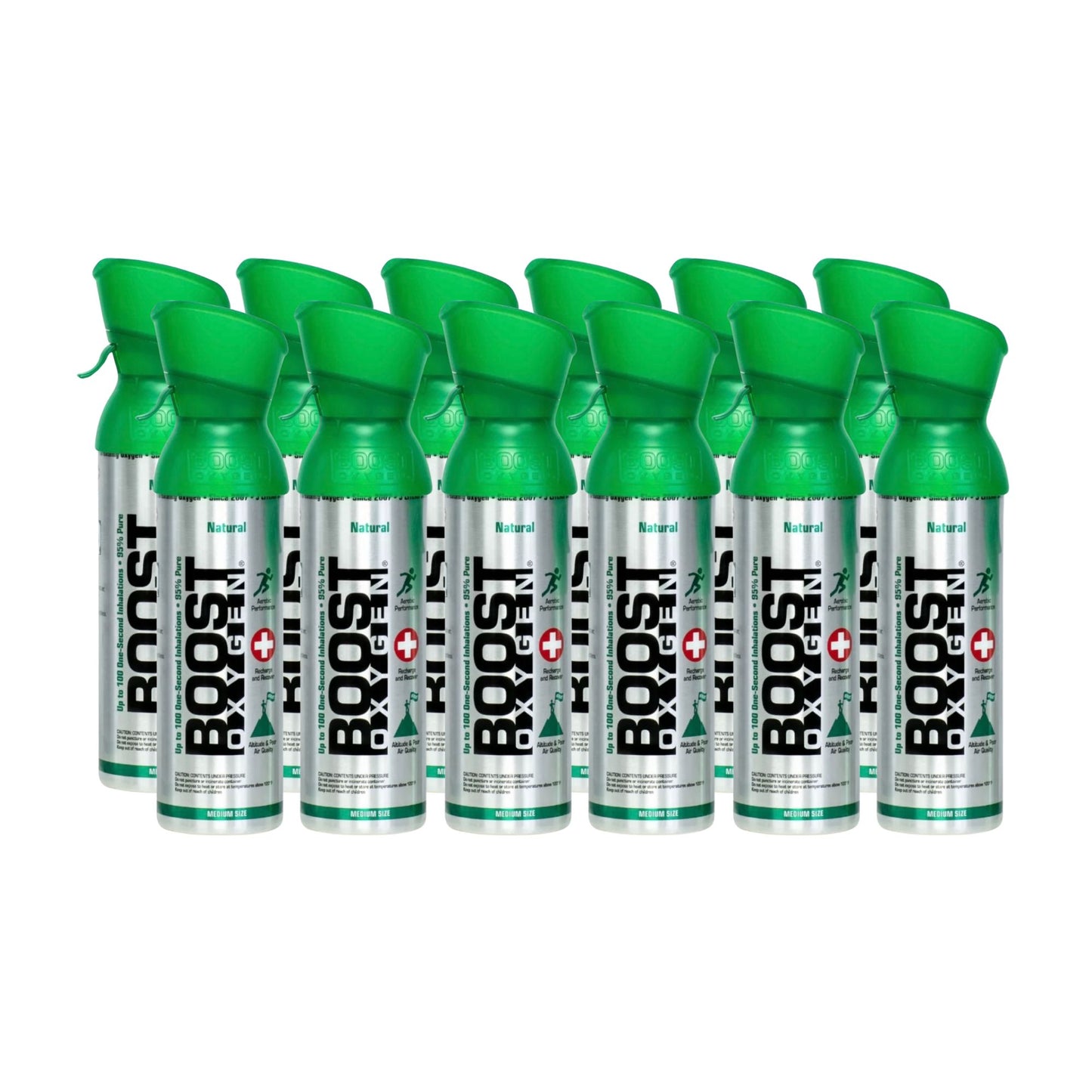 Boost Oxygen Natural - Medium 5L - 12 Pack