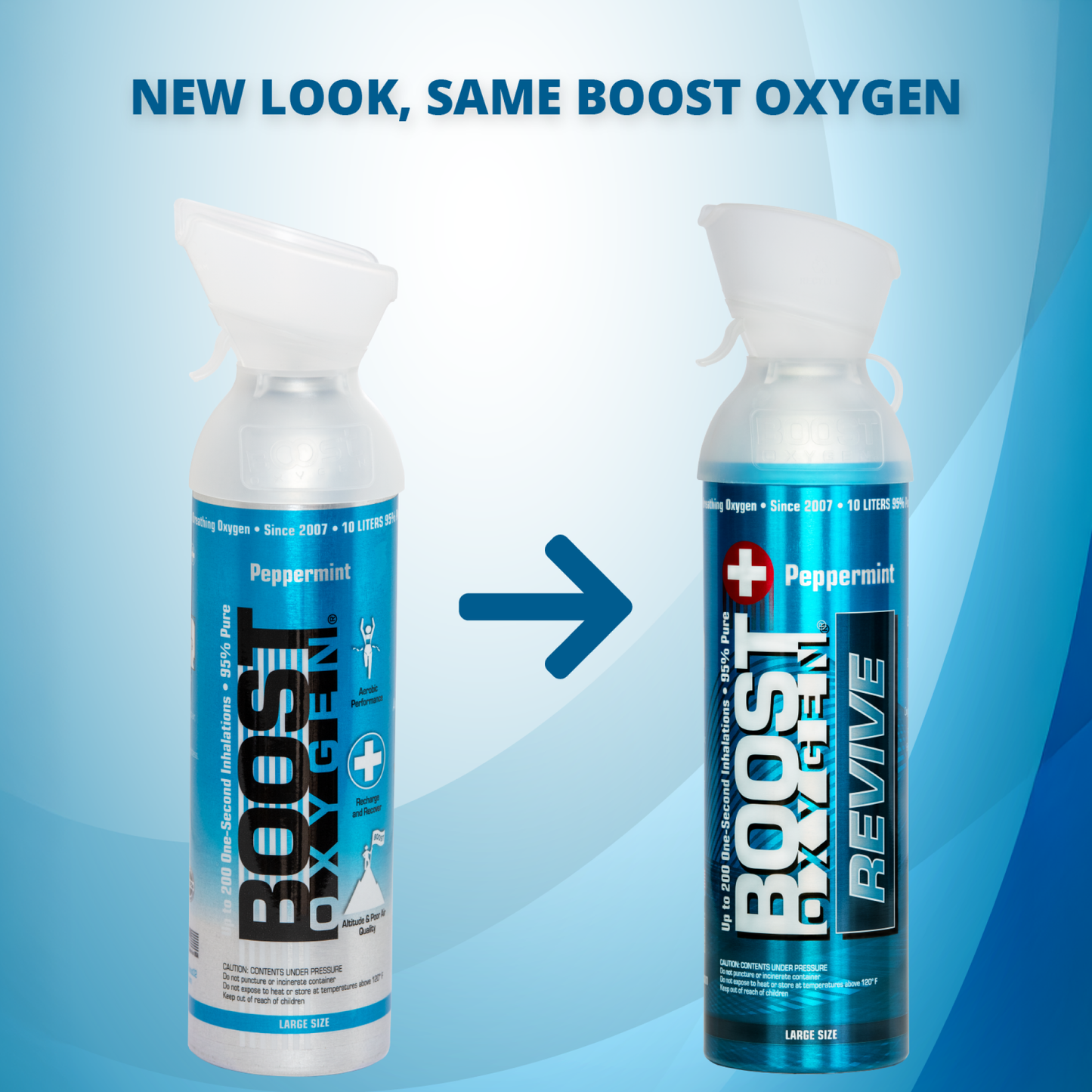 Boost Oxygen REVIVE | Peppermint - Large 10L - 12 Pack