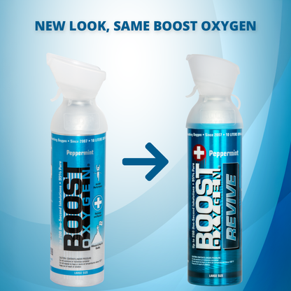 Boost Oxygen REVIVE Peppermint - Large 10L - 6 Pack