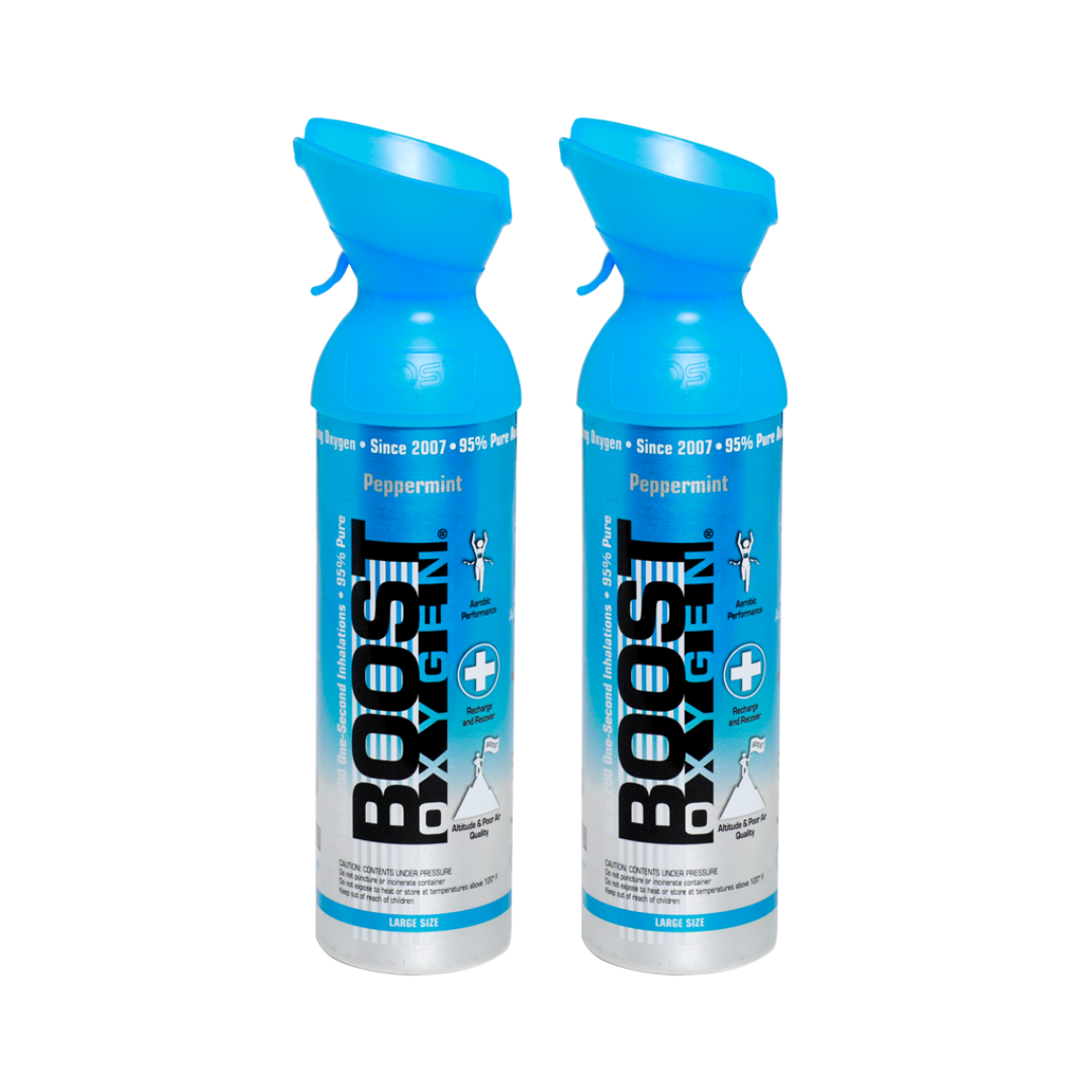 Boost Oxygen Peppermint 200 Breath (Large Size) - 2 Pack