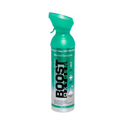 Boost Oxygen Menthol-Eucalyptus 200 Breath (Large Size) - 12 Pack with Free Postage