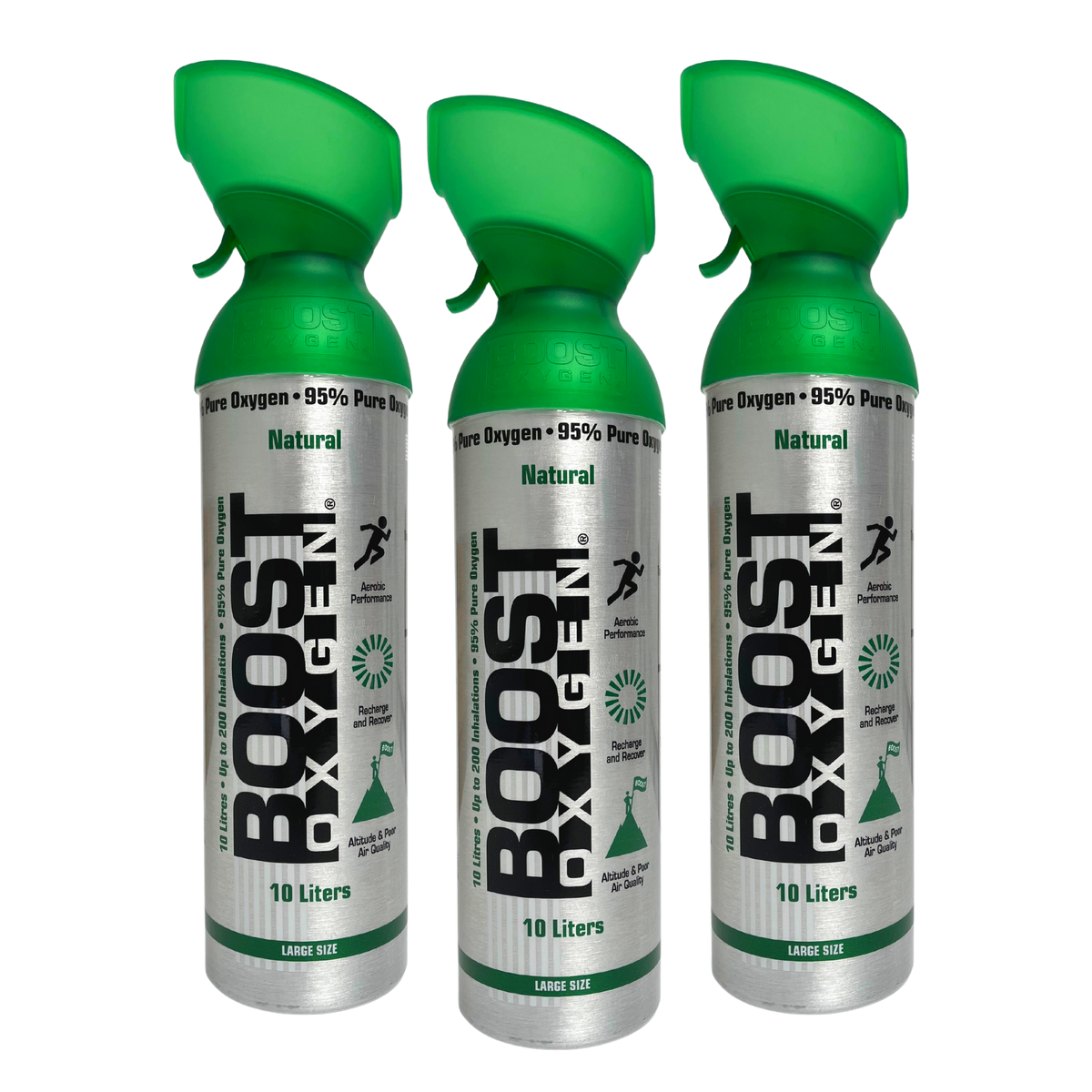 Boost Oxygen Natural 200 Breath (Large Size) - 3 Pack